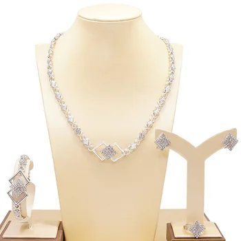American Diamond Argint Placat cu Urs Mare de Pluș Set de Bijuterii Fată Ziua de nastere Cadou Te Iubesc Îmbrățișare și Sărut XX Colier Set de Bijuterii