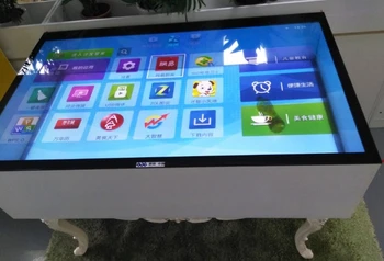 Calculator PC construit în 22 32 42 47 55 65 85 inch LCD Touch interactive masă transparentă publicitate ecran monitor chioșc