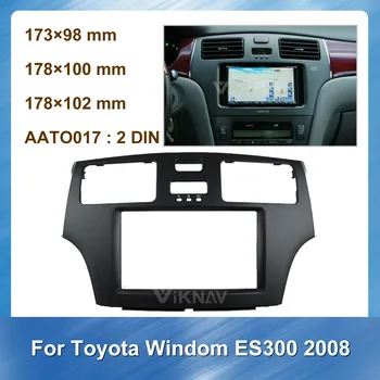 Radio auto Fascia pentru Toyota Windom ES300 2008 (negru) DVD cadru de Bord Mount Kit Adaptor Garnitura Faciale Cadru Panou de Bord 2 Din