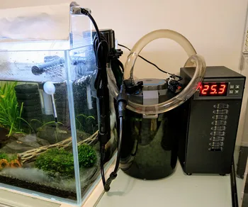 Termostat reglabil semiconductoare electronice Mici micro chiller Acvariu de 35 litri rezervor de pește care circulă apa chiller