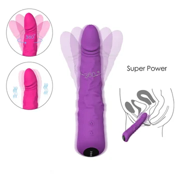 Fără fir Vibrator Pentru Femei Super-Puternic, rezistent la apă De 9 Vibrații G Spot Plug Stimulator Clitoris Penis artificial Vibratoare Jucarii Sexuale pentru Femei