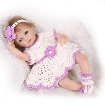 NPK 46 CM corp Moale din Silicon Baby Papusa Reborn Copii Păpuși 18 inch Realiste Real Bebe Papusa pentru Copii Ziua de nastere Cadou de Crăciun tays