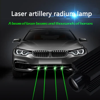 Masina cu Laser lumina Reflectoarelor Bara Fata Preveni Coliziunea Proiector Lampa de Ceață Faruri de 12V Culoare LED-uri Off Road Timp de Zi Lumina de Rulare