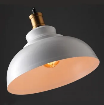 Edison Loft Decor Industrial Epocă Pandantiv cu LED-uri de Lumină Pentru a Trăi Sala de Mese Agățat Lampă de Iluminat Interior Fier Droplight
