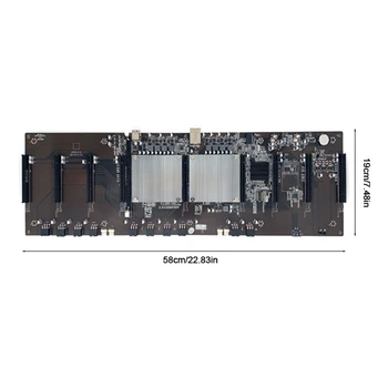 BTC X79 Dual CPU Singur Canal Miner-Suport pentru Placa de baza 9x 3060 placa Grafica LGA 2011 DDR3 USB2.0x4 6P alimentare