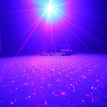 ESHINY la Distanță MINI R&B cu Laser Stele Complete Model de Proiector Led Albastru Bar DJ Xmas Disco Petrecere de Familie Stadiu Spectacol de lumini T188D3