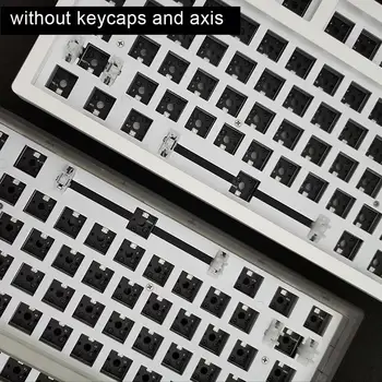 MK 870 DIY 87 de Taste Tastatură Mecanică Kit de 80% Keyboard WK Layout RGB Modul Single Tastatura cu Fir
