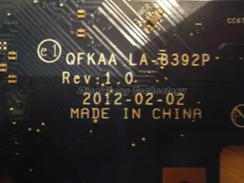 Placa de baza Laptop Pentru Toshiba P850 P855 QFKAA LA-8392P K000135170 DDR3 Placa de baza pe deplin testat