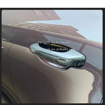 Calitate de Top de fibră de Carbon, mâner auto pentru Porsche macan
