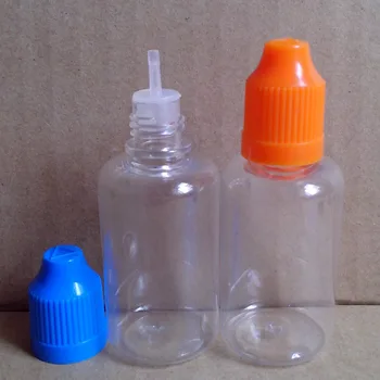 150pcs Gol Clar 30ml Sticla PET de Plastic Dur Dropper Sticle Cu protecție pentru copii E Lichid Ac Flacon