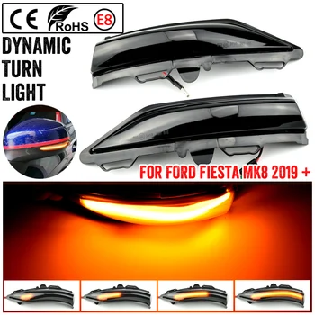 2 buc LED-uri Dinamice Turn Semnal de Lumină care Curge Lateral Aripa Oglinda Retrovizoare Indicator Pentru Ford Fiesta Mk7 2008-2017 Pentru Ford B-Max