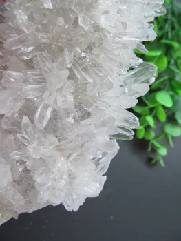Naturale de Cuarț Alb Flori Clustere de Cristale Decor Rezistent Piatră de Vindecare Feng Shui Decor 411g