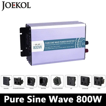 800W Pure Sine Wave Inverter DC 12V/24V/48V AC 110V/220V,alimentarea Invertor,solar, Invertor,Convertor de tensiune Pentru Acasă