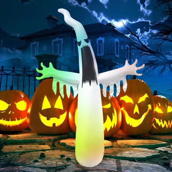 Halloween Carnavaluri Înfricoșător Gonflabile Fantomă în condiții de Siguranță Pahar în aer liber GardenScene Decor elemente de Recuzită Built-In LED Ghost Festival Jucarii