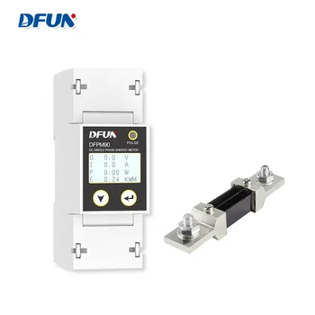 DFUN DFPM90 Singură Fază Inteligent DC Contor de Energie Electronice DIN inslalare pe kWh Meter