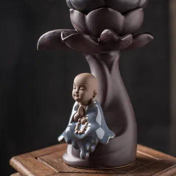 Creative Ceramica Lotus Kung Fu Călugăr, Filtru de Ceai Ceai de Scurgere Filtru de Gadget-uri, Filtru pentru Ceai ceremonia Ceaiului accesorii
