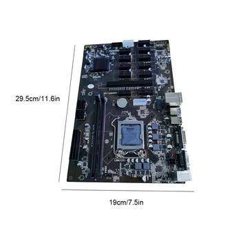 NOI B250 placa de baza 12 GPU Crypto Etherum slot suport lga 1151 memorie ddr4 sata3.0 usb3.0 redus de energie