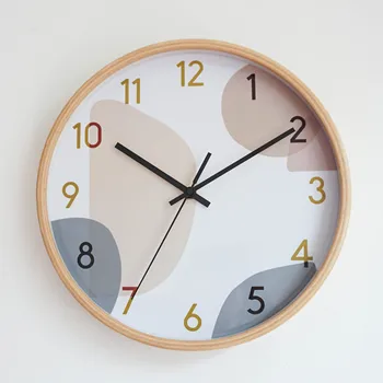 Creative Nordic Ceas de Perete cu Design Modern Tăcut Geometrice Ceas de Perete Living Minimalist Orologi Da Parete Decor Acasă DE50ZB