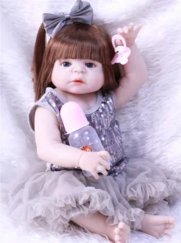 Bebes renăscut fata plina de silicon baby dolls 22