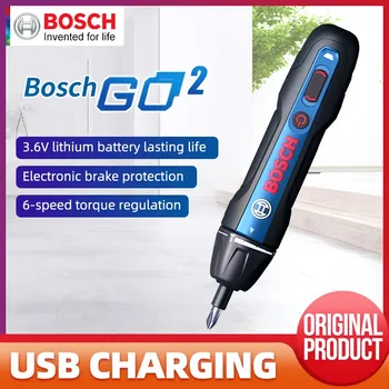 Bosch Go2 Șurubelniță Electrică Reîncărcabilă Automată Șurubelniță, Burghiu De Mână Electric Multifunctional Batch Tool