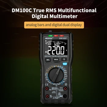MESTEK DM100C 10000 Capete de acuzare True RMS Multimetru Digital de Măsurare AC/DC Tensiune Curent Rezistență Capacitate de Frecvență