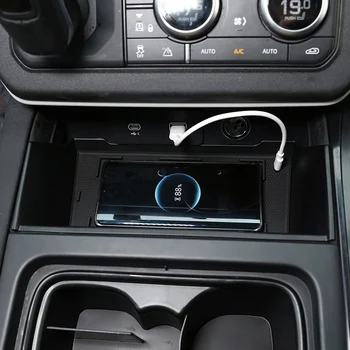 Masina Central Cotiera Cutie Depozitare Cutie de Telefon Încărcător Wireless Panou pentru Land Rover Defender 110 2020-2022 Accesorii Auto