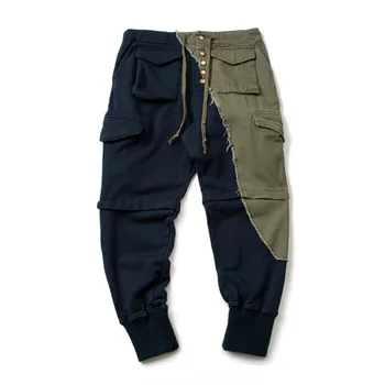 Moda pentru bărbați Mozaic Pantaloni de Marfă Bună Strada Hip Hop Joggeri Personalitate Tactice Pantaloni Pentru bărbați de Înaltă Calitate