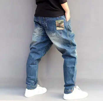 Barbati nou liber harem blugi plus îngrășământ XL skateboard pantaloni tendință bărbați picioarele hip-hop pantaloni S-3XL