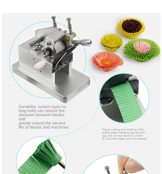 DIY Manual Hârtie Quilling Mașină de Artă de Hârtie Ciucure Mașină 3D Manual Culoare Tăiere Hârtie tip Rolă de masini de Flori de Hârtie Instrument de Luare