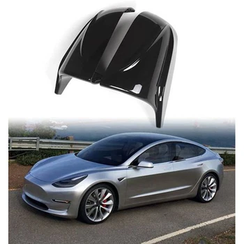 Oglinda retrovizoare Capacul Negru Strălucitor pentru Tesla Model 3 2017-2021