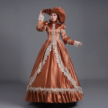 Rochie victoriană rococo rochie palatul costum studio foto spectacol de teatru Britanic rochie de printesa rochie victoriană