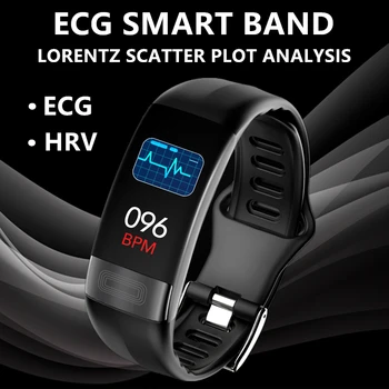 P11 Monitor de Ritm Cardiac PPG ECG Smartband Tensiunii Arteriale Brățară Inteligent Activitate Tracker de Fitness Electronice Bratara
