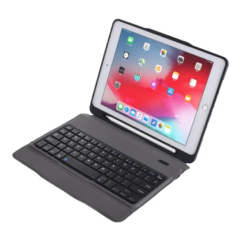 TPU Moale Caz Pentru iPad 6 2018 9.7 tastatură Bluetooth W Creion cu Acoperire din Piele Pentru iPad 2017 2018 9.7 9.7 Pro Caz Tastatura