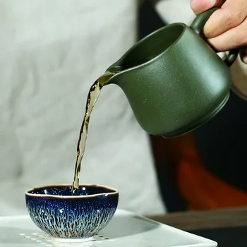 280ml Verde Noroi Corect Cupa Yixing Lut Violet Cana Manual Teaware Ceremonia Ceaiului Accesorii de Ceai, Cești de Cafea cu Lapte Cani de Colectie