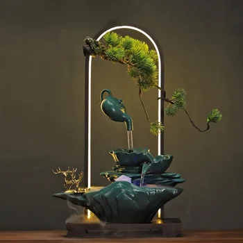 Chineză stil creativ obiecte de uz casnic acasă living desktop fântână de apă caracteristici decor decor din Ceramică