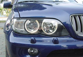 Lentile far Pentru BMW X5 E53 2004~2007 Capac pentru Faruri Auto Față de Înlocuire Cap de Lumină Auto Shell